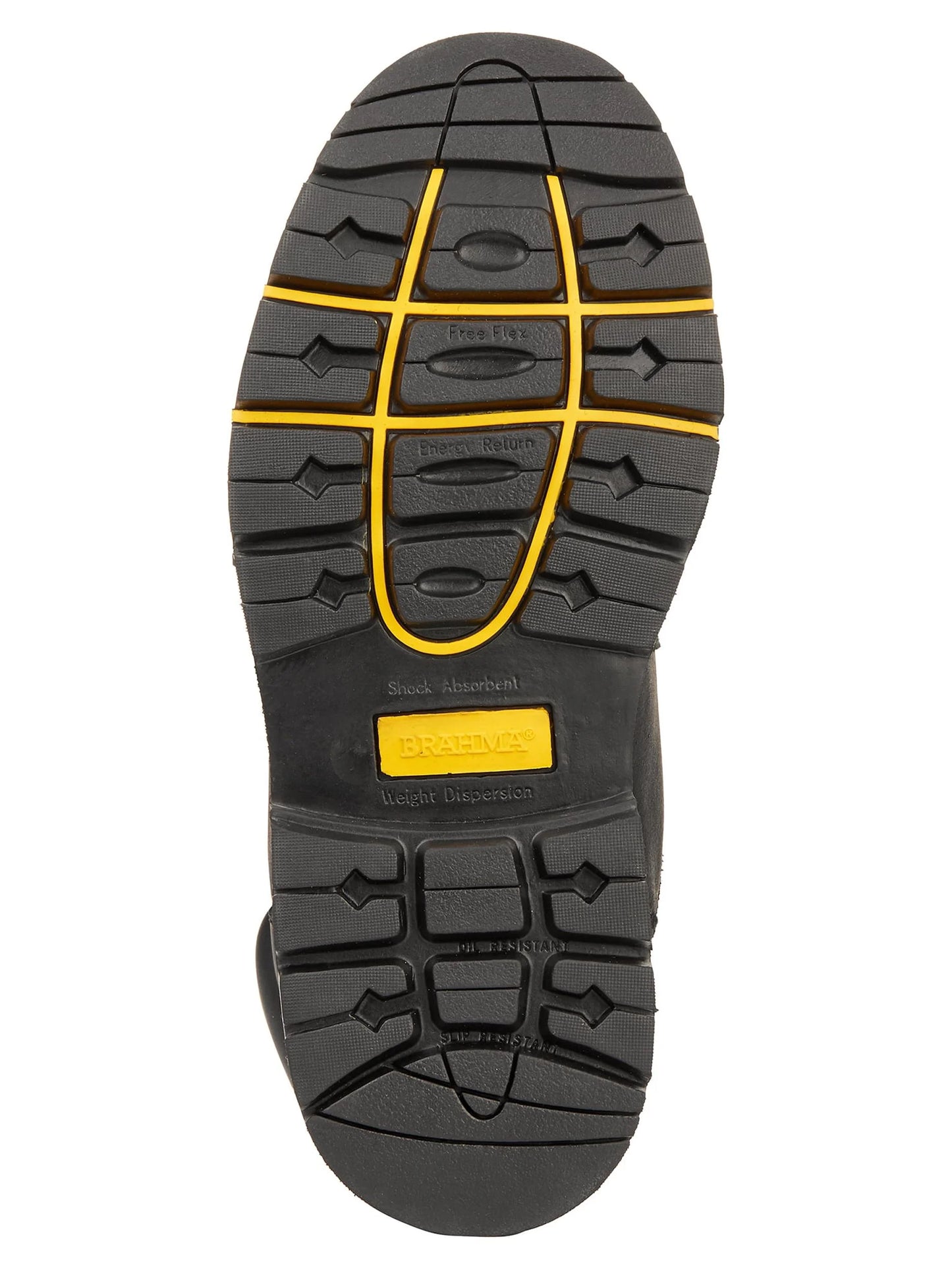 Mens Iron Tough II 8" Steel Toe Work Boots